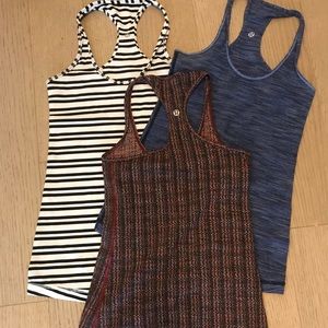 Lululemon Nulu racer back tanks
